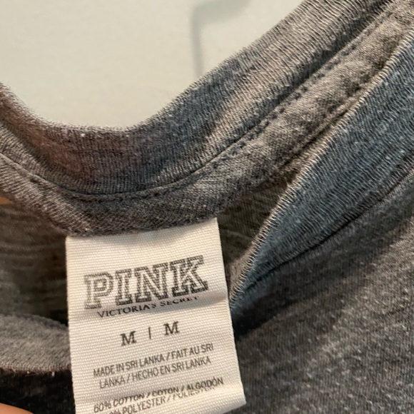 Pink Victoria Secret long sleeve tee - Picture 5 of 6